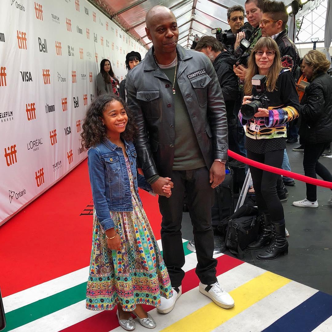 David Chappelle with his daughter Sanaa Chappelle