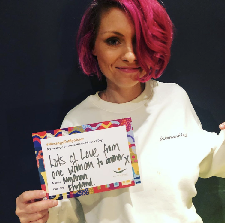 MyAnna Buring with a message to her sister