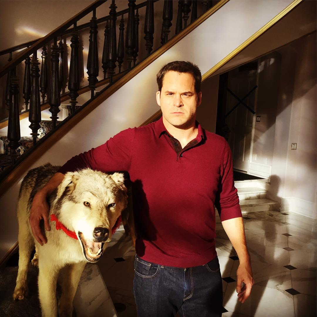 Kyle Bornheimer at his house